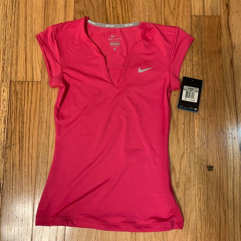 Nike pink workout top